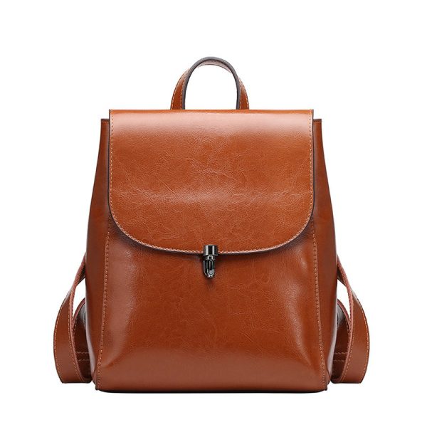 Mara Leather Travel Backpack