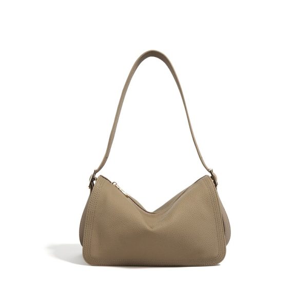 Women's Versatile First-Layer Cowhide Boston Shoulder Bag: Perfect for Every Occasion