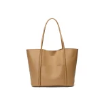 Savannah Classic Brown Leather Tote Bag for Women by Covemoda – Spacious and Elegant Everyday Handbag